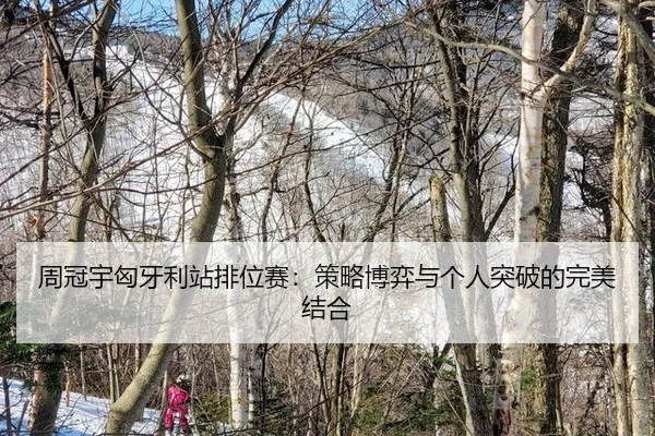周冠宇匈牙利站排位赛：策略博弈与个人突破的完美结合